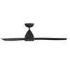 Modern Forms Skylark 3-Blade Smart Ceiling Fan 54in Matte Black 3000K LED Light Kit and Remote Control FR-W2202-54L